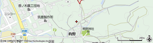 福岡県新宮町（糟屋郡）的野周辺の地図