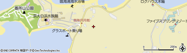 京都大学　白浜サマーハウス周辺の地図