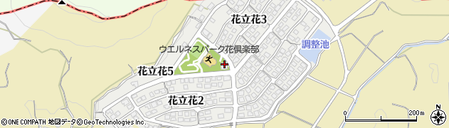 福岡県新宮町（糟屋郡）花立花周辺の地図