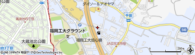アップル　福岡東店周辺の地図