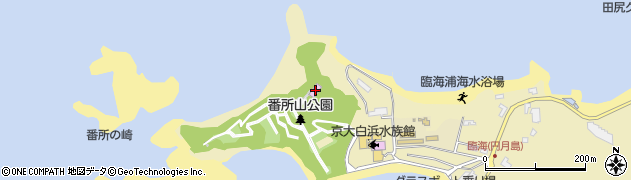 和歌山県西牟婁郡白浜町3601周辺の地図