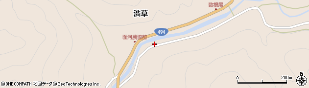 愛媛県上浮穴郡久万高原町渋草2265周辺の地図