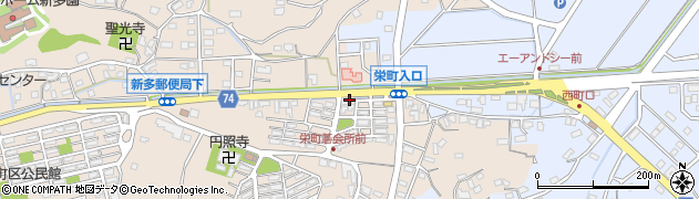 新多栄町周辺の地図
