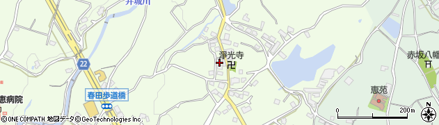 福岡県田川郡福智町弁城2143周辺の地図
