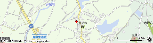 福岡県田川郡福智町弁城2156周辺の地図