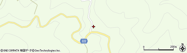 愛媛県伊予市中山町佐礼谷79周辺の地図