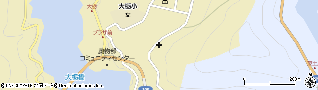 高知県香美市物部町大栃1351周辺の地図