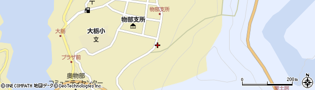 高知県香美市物部町大栃1358周辺の地図