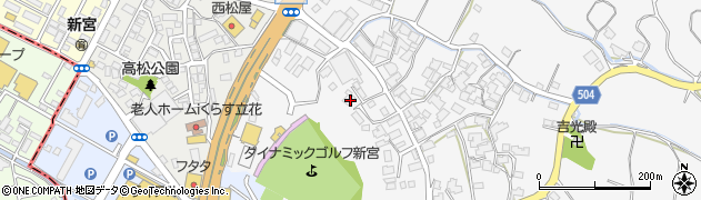 福岡県糟屋郡新宮町三代687周辺の地図