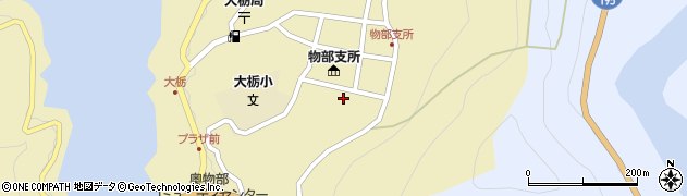 高知県香美市物部町大栃1370周辺の地図
