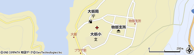 高知県香美市物部町大栃1135周辺の地図