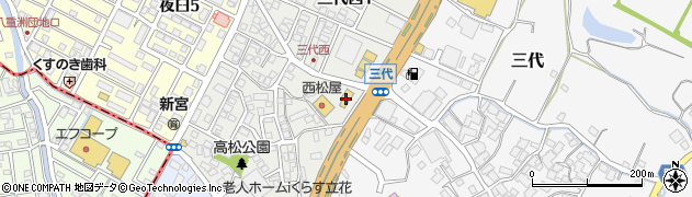 福岡ダイハツ販売東店周辺の地図