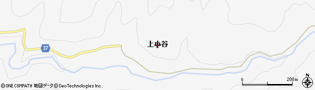 徳島県海陽町（海部郡）小川（上小谷）周辺の地図