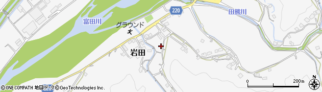 和歌山県西牟婁郡上富田町岩田724周辺の地図