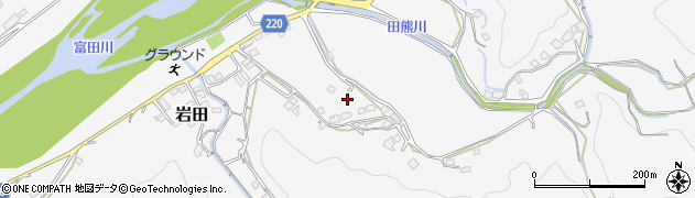 和歌山県西牟婁郡上富田町岩田880周辺の地図