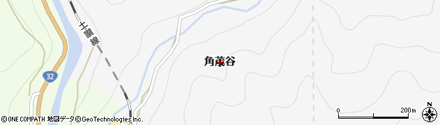 高知県長岡郡大豊町角茂谷周辺の地図