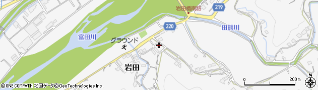和歌山県西牟婁郡上富田町岩田721周辺の地図