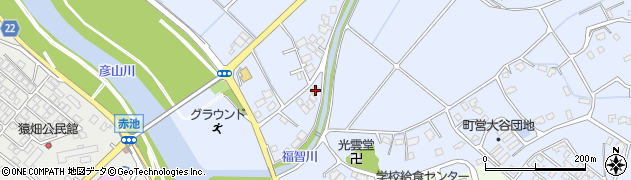 福岡県田川郡福智町上野328周辺の地図