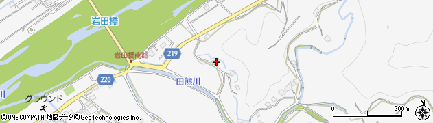 和歌山県西牟婁郡上富田町岩田1409周辺の地図