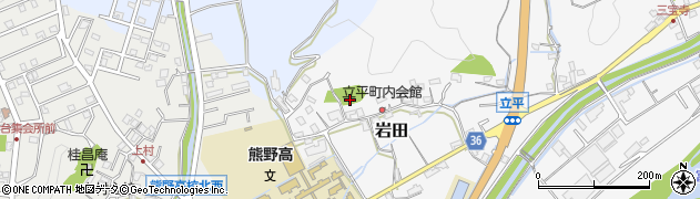 和歌山県西牟婁郡上富田町岩田56周辺の地図