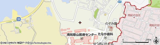 和歌山県田辺市たきない町周辺の地図