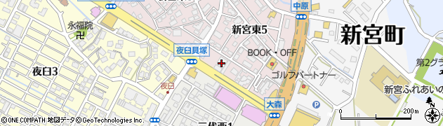 トレンド書店　福岡新宮店周辺の地図