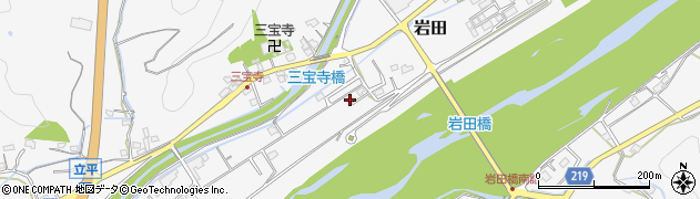 和歌山県西牟婁郡上富田町岩田1500周辺の地図