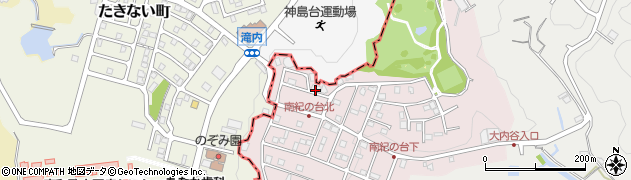 和歌山県西牟婁郡上富田町南紀の台2周辺の地図