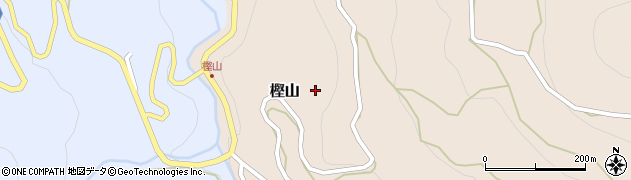高知県土佐町（土佐郡）樫山周辺の地図