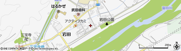 和歌山県西牟婁郡上富田町岩田1553周辺の地図