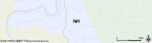 高知県土佐町（土佐郡）芥川周辺の地図