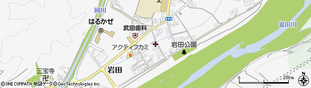 和歌山県西牟婁郡上富田町岩田1552周辺の地図