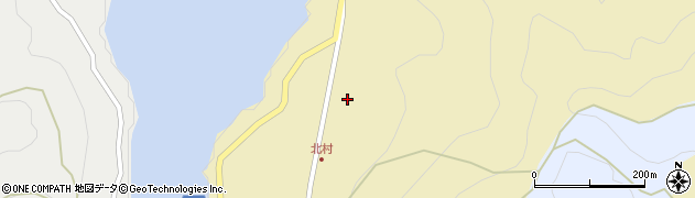 高知県香美市物部町大栃2260周辺の地図
