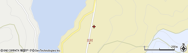 高知県香美市物部町大栃2259周辺の地図