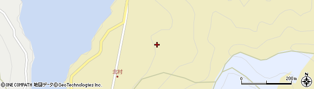 高知県香美市物部町大栃2187周辺の地図