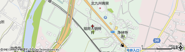 福岡県行橋市辻垣周辺の地図