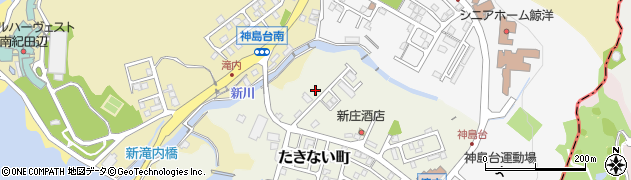 和歌山県田辺市たきない町1周辺の地図