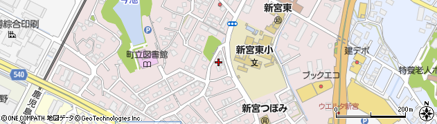 福岡県糟屋郡新宮町新宮東周辺の地図