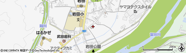 和歌山県西牟婁郡上富田町岩田1578-6周辺の地図
