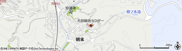 熊野生花周辺の地図