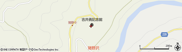 吉井勇・記念館周辺の地図