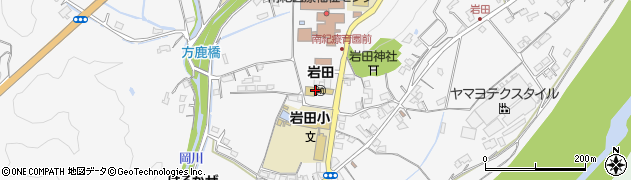 上富田町立　岩田高齢者憩の家周辺の地図