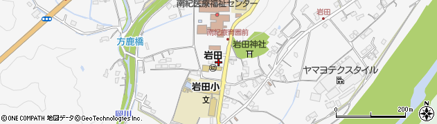 和歌山県西牟婁郡上富田町岩田1764周辺の地図