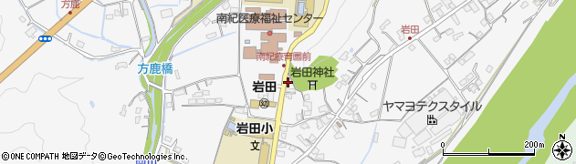 プライム薬局上富田店周辺の地図