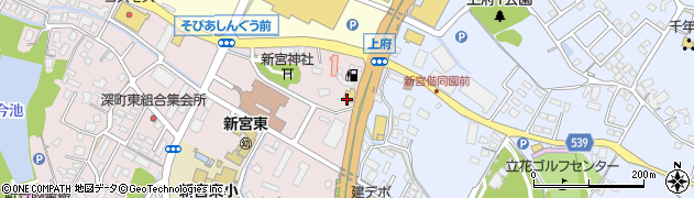 はせがわ仏壇・墓石新宮店周辺の地図