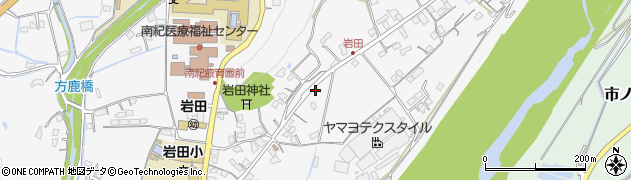和歌山県西牟婁郡上富田町岩田1617周辺の地図