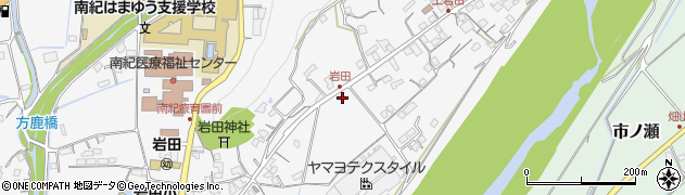 和歌山県西牟婁郡上富田町岩田2861周辺の地図