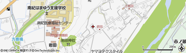 和歌山県西牟婁郡上富田町岩田2615周辺の地図