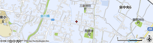 福岡県行橋市泉中央周辺の地図