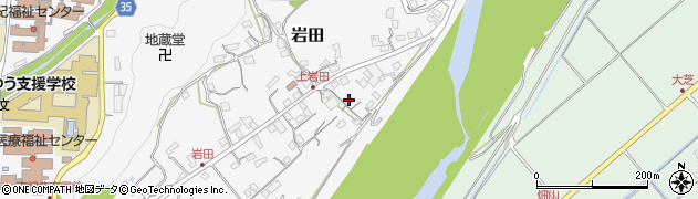 和歌山県西牟婁郡上富田町岩田2821周辺の地図